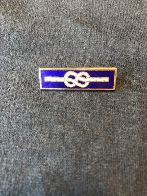 10 year long service - white knot