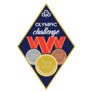 Olympic challenge badge