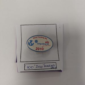 World Thinking Day 2010 Pin Badge