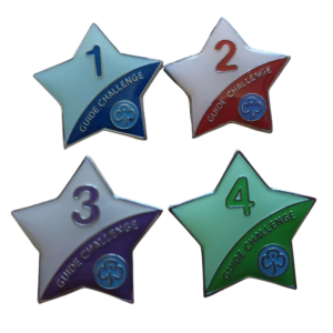 Guide Challenge Metal Pin Badges