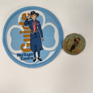 Guide Heritage Centre cloth badge & pin