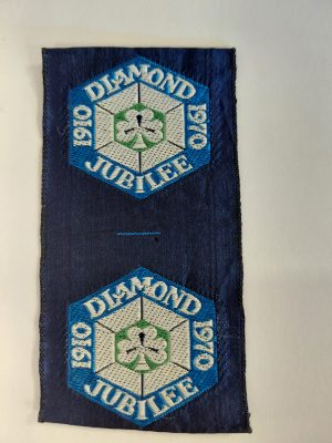 Diamond jubilee ribbon 1910-70