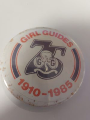 75 in 85 pin badge