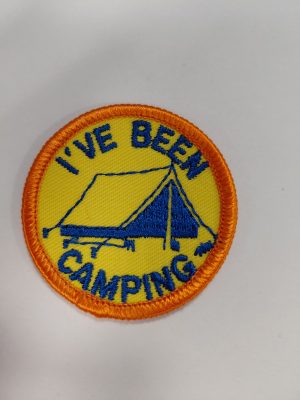 Fun badge - I've been camping